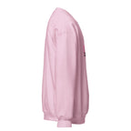Sudadera ZOMKI Heart · Rosa claro — vista lateral derecha